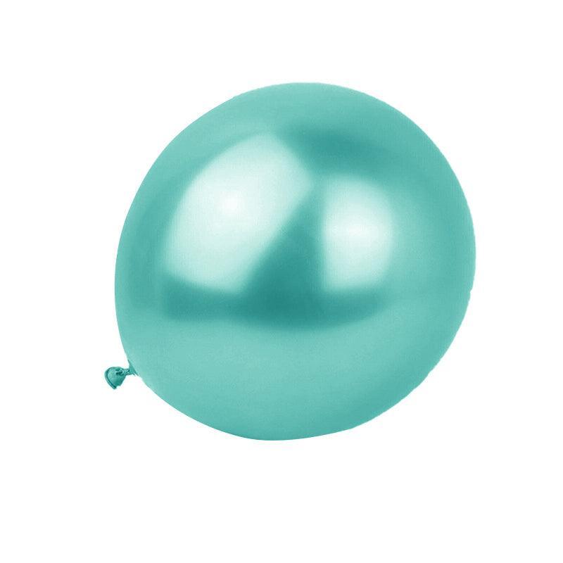 Metallic Latex Balloons 12 Inch Chrome Party Balloons for Birthday Wedding Decoration - Silver 10PCS