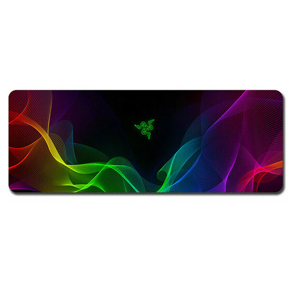 Gaming Keyboard and Mouse Pad Extended Desk Mat 800x300mm Non Slip Base - 13