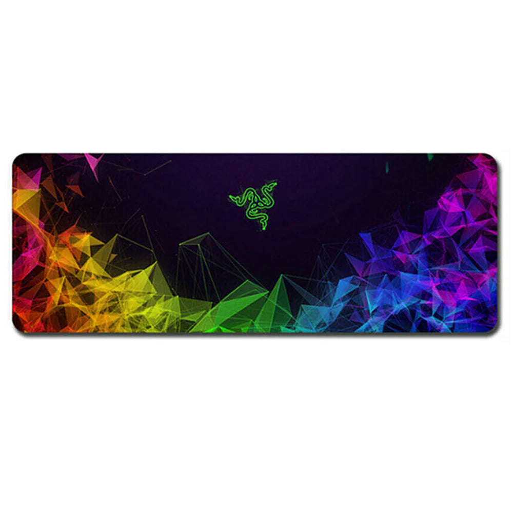 Gaming Keyboard and Mouse Pad Extended Desk Mat 800x300mm Non Slip Base - 16