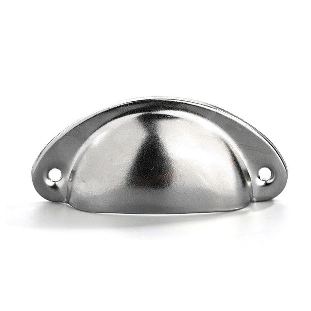 6X Cupboard Door Cabinet Cup Drawer Furniture Retro Antique Pull Shell Handle - Red Bronze