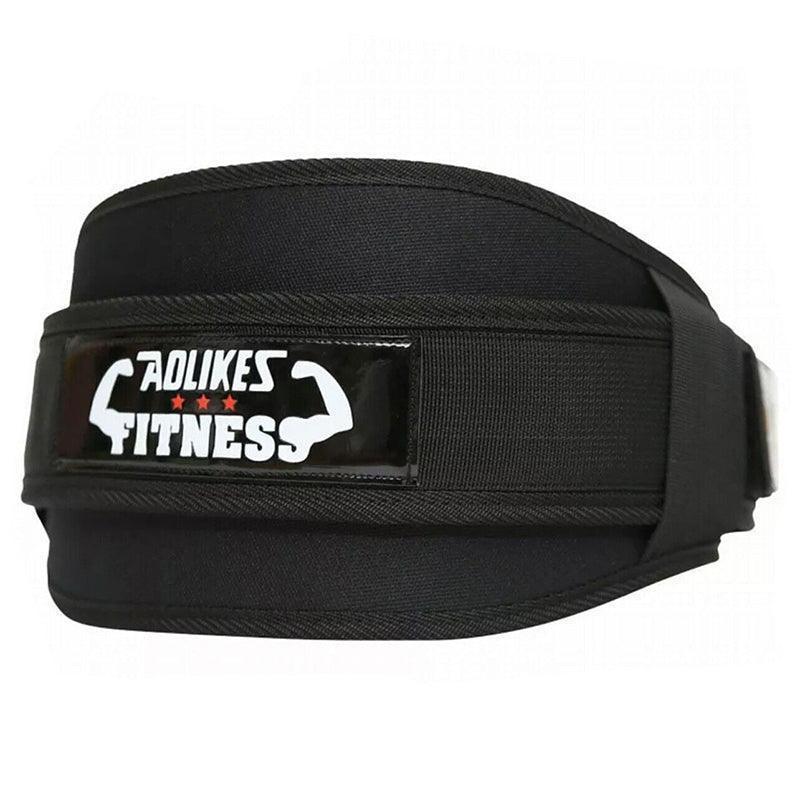 Fitness Weight Lifting Belt Barbell Dumbell Training Back Support Men Women M - Black-M