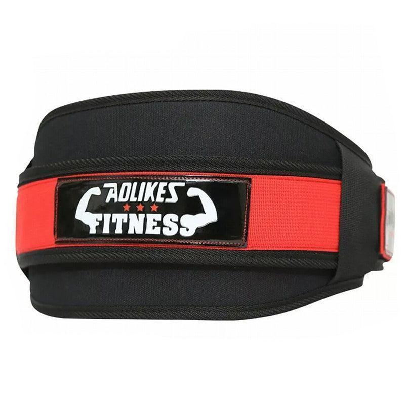 Fitness Weight Lifting Belt Barbell Dumbell Training Back Support Men Women M - Black-M
