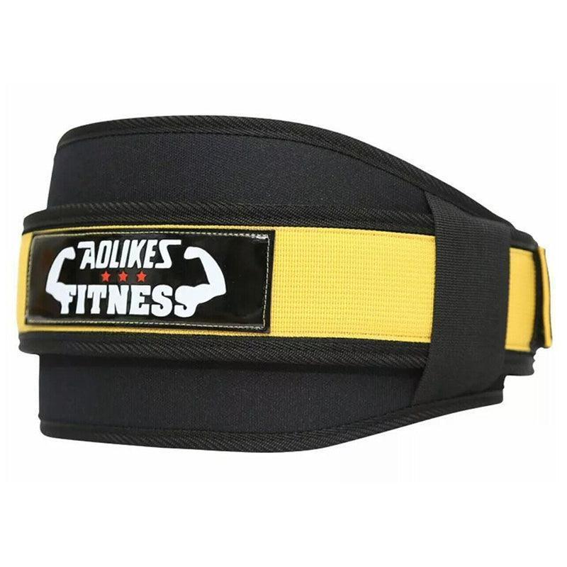 Fitness Weight Lifting Belt Barbell Dumbell Training Back Support Men Women L - Black-L