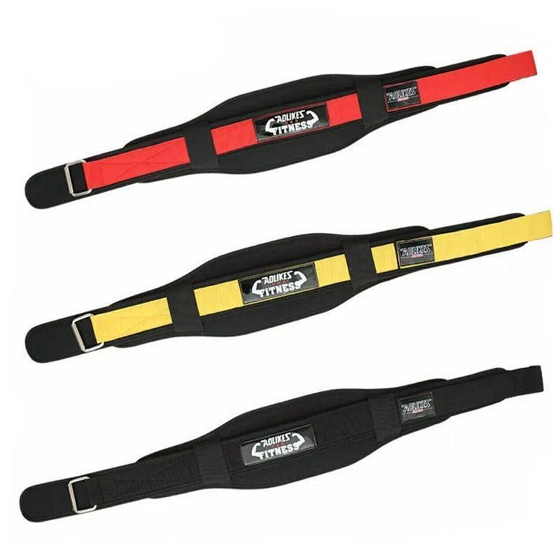 Fitness Weight Lifting Belt Barbell Dumbell Training Back Support Men Women M - Red-M