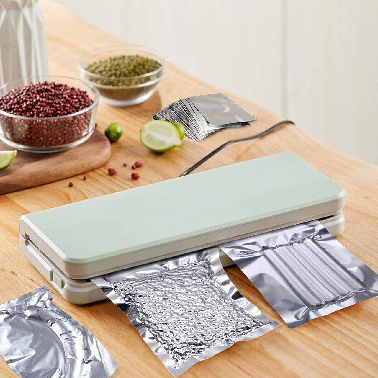 100/200X Aluminum Foil Heat Seal Mylar Food Vacuum Bags 6 Sizes - 40x50cm x 100 PCS