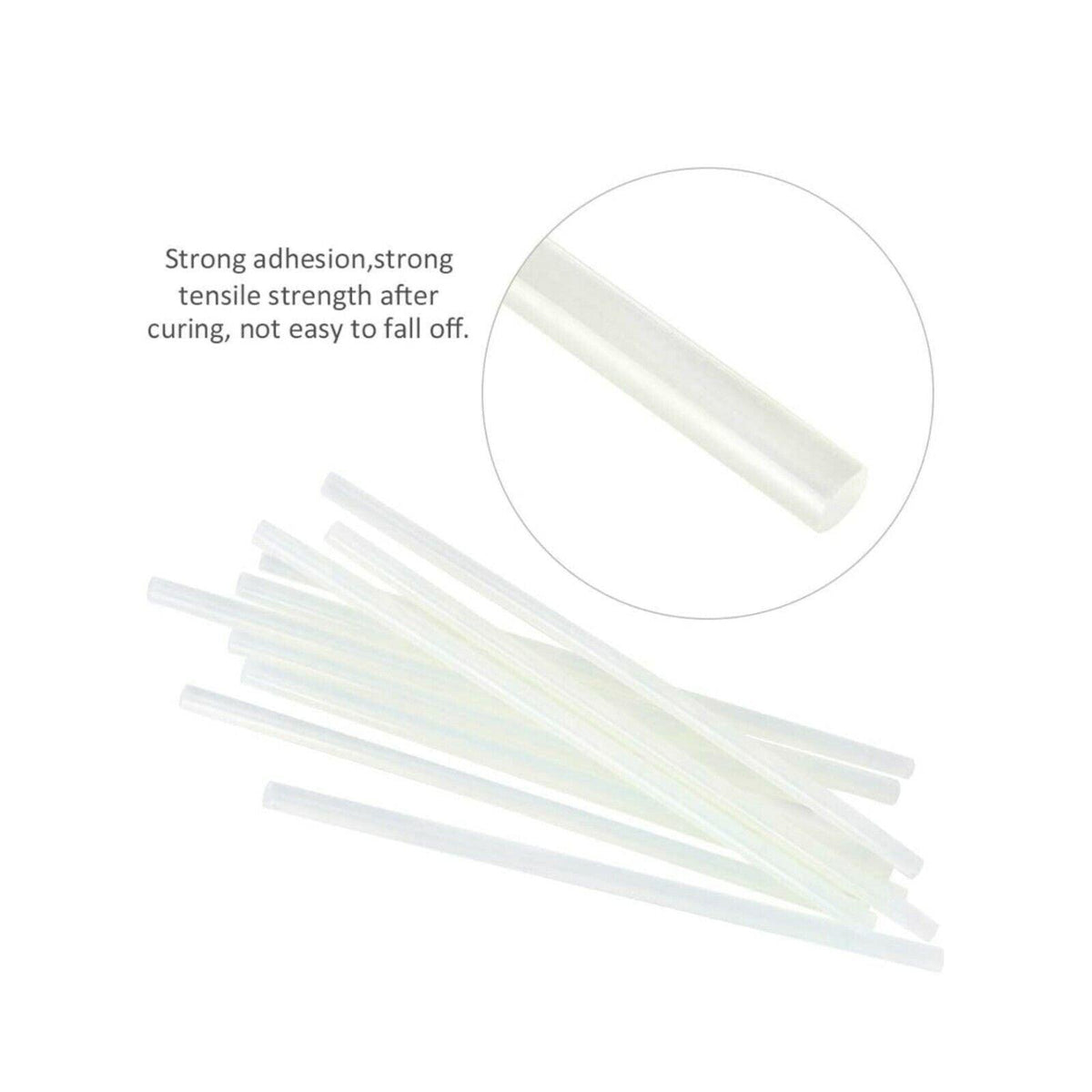 Clear Hot Melt Glue Sticks Adhesive Craft Stick for DIY Glue Tool 7mm 11mm - 7mm x 200mm 10pcs