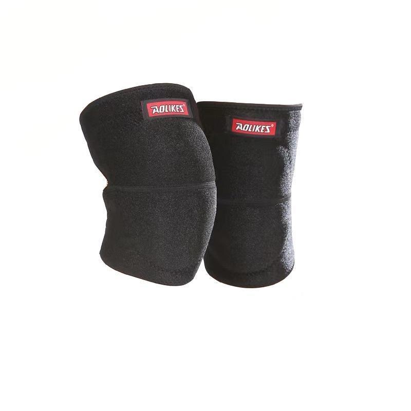 AOLIKES? Knee Pad Crashproof Antislip Brace Leg Sleeve Protector Guard Support M - Grey M *1 Pair