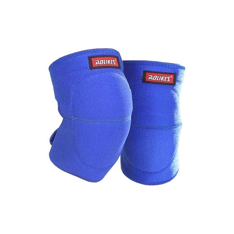 AOLIKES? Knee Pad Crashproof Antislip Brace Leg Sleeve Protector Guard Support M - Grey M *1 Pair