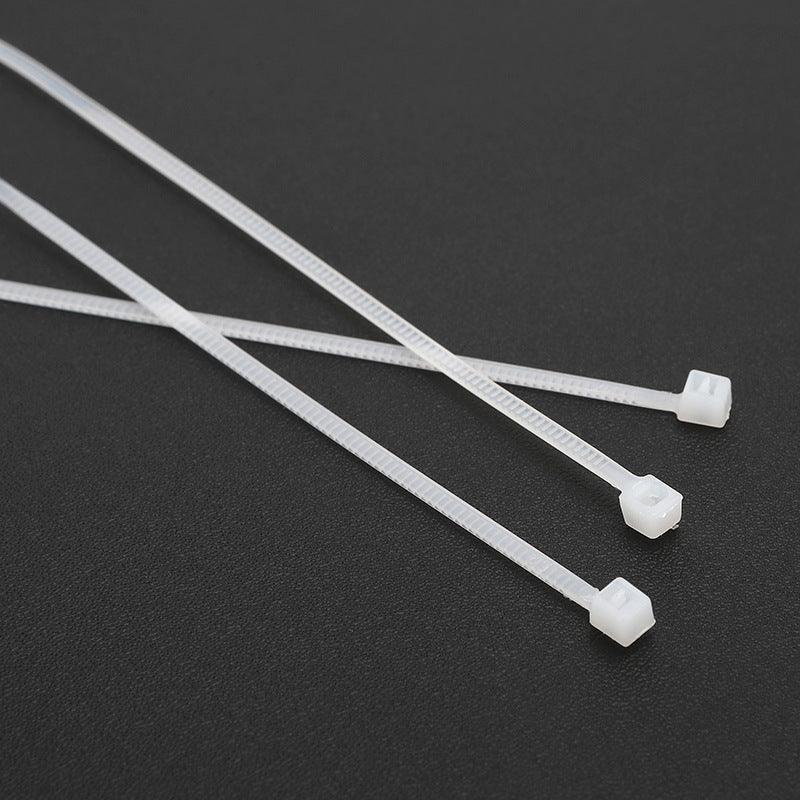 250-1000X Cable Ties Zip Ties Nylon Uv Stabilised Bulk White Clear Cable Tie - 4*200mm 500 PCS