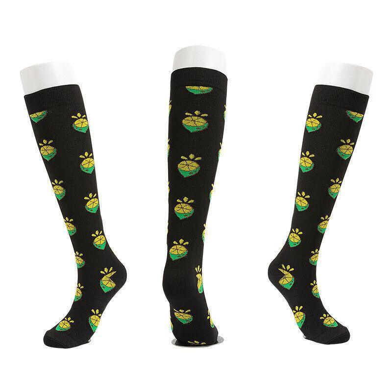 S/M Size Compression Socks Women Men Adult Medical Nursing Travel Stocking - Cat