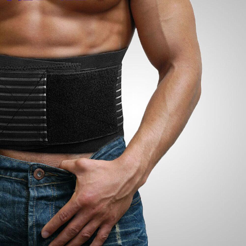 Lumbar Lower Back Support Belt Brace Strap Pain Relief Posture Waist Trimmer Au - M