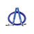 Aolikes Adjustable High Speed Steel Skipping Jump Rope Dual Bearings Gym Boxing - Blue