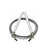 Aolikes Adjustable High Speed Steel Skipping Jump Rope Dual Bearings Gym Boxing - Silver