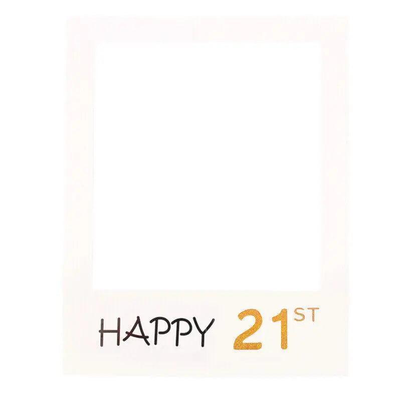 1Th 18Th-60Th Photo Booth Props Picture Frame Wedding Birthday Party Decoration - Happy 30TH