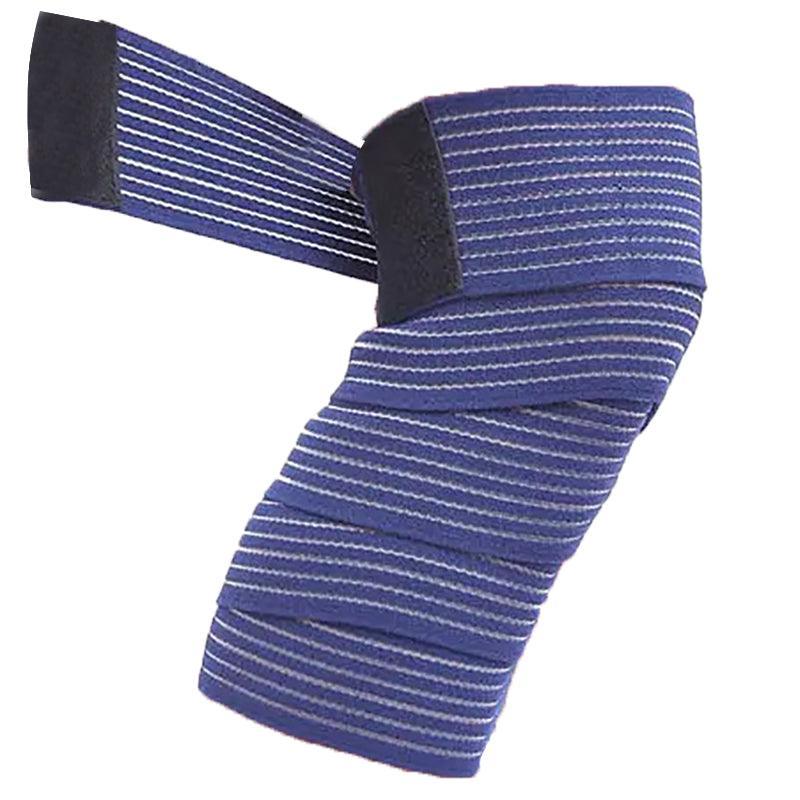 Sports Gym Bandage Wrap Compression Strap Wrist Knee Leg Ankle Elbow Band 180Cm - Blue