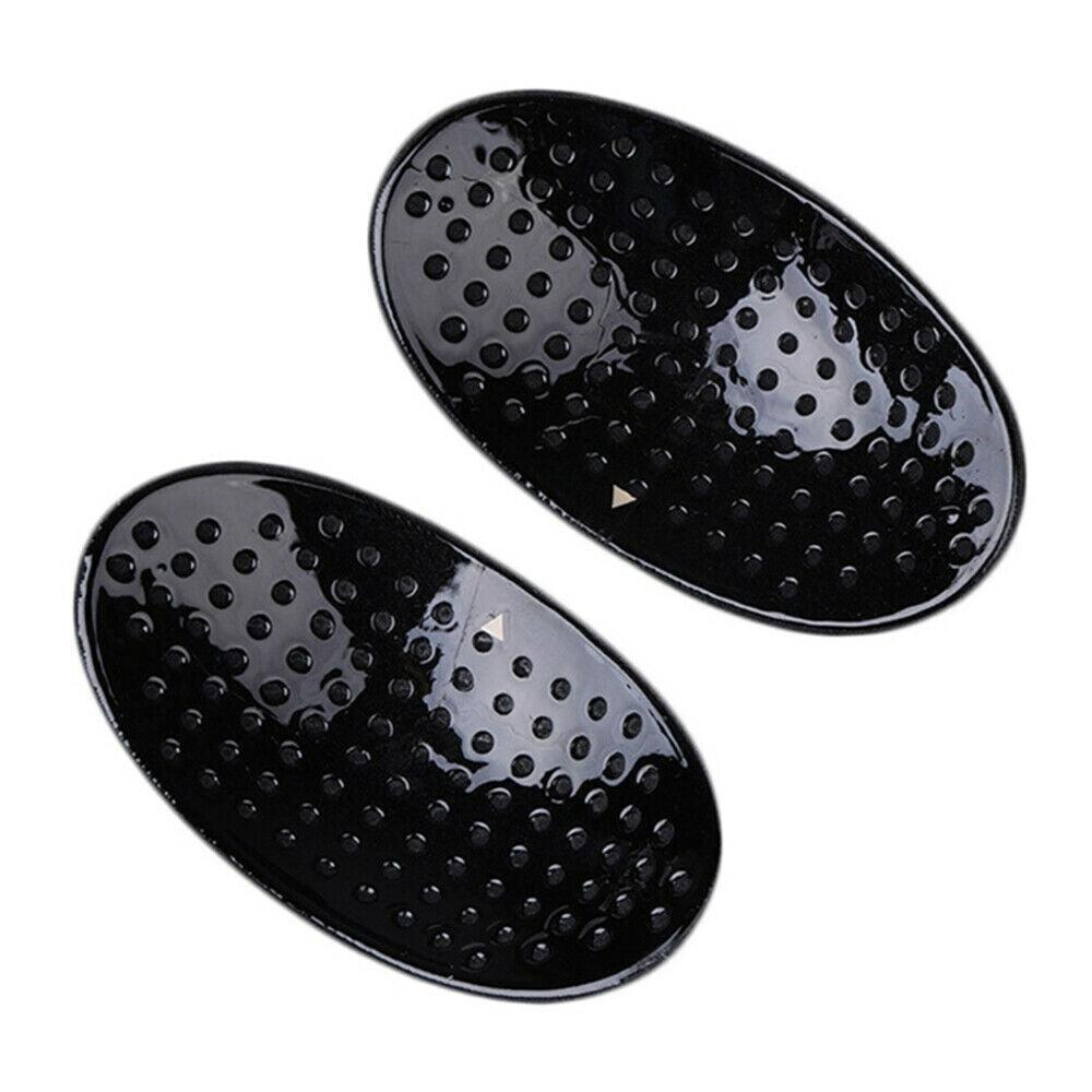 2Pcs Soft Anti-Slip Invisible Shoulder Pads Naturally Increased Silicone /Sponge - Clear (Silisone)