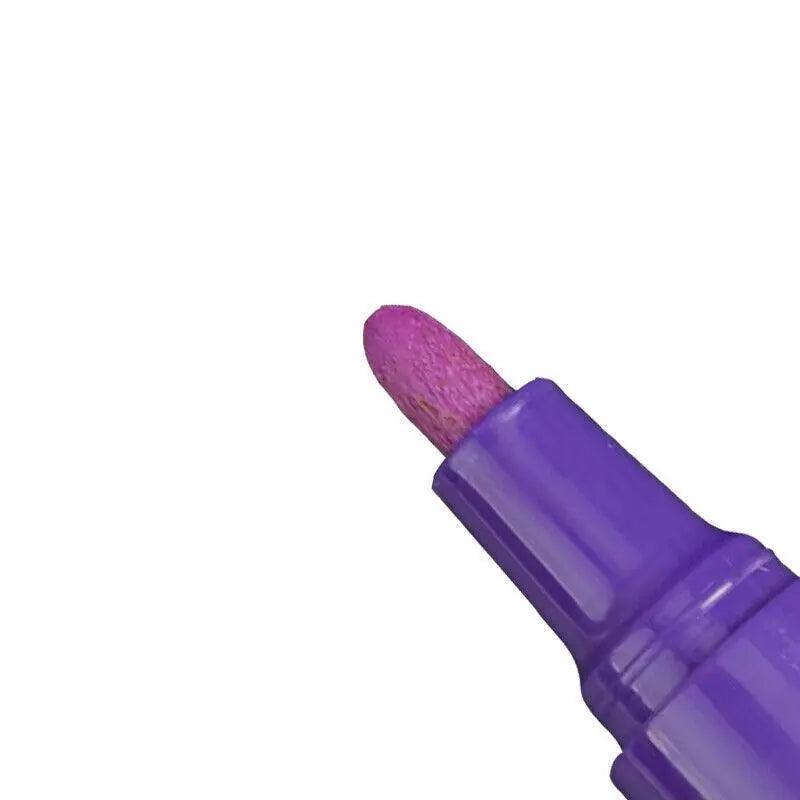 Multicolour Permanent Paint Marker Pens for Tyre Metal Glass Rubber - Silver