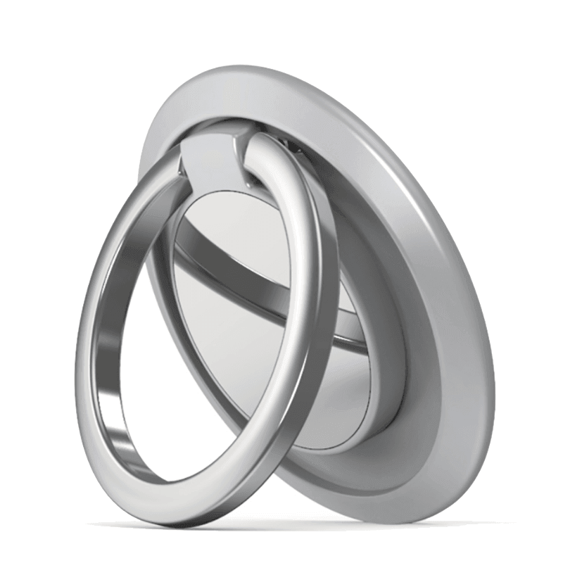 Iring Phone Ring Finger Holder Stand Car Mount Hook For Iphone Ipad Mobile Grip - A10- Blue Grey