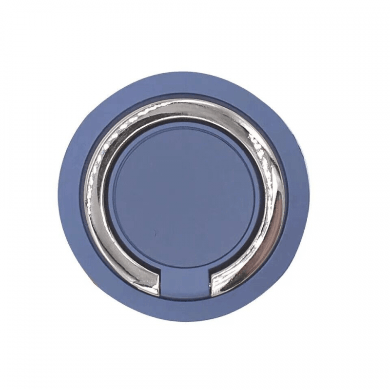 Iring Phone Ring Finger Holder Stand Car Mount Hook For Iphone Ipad Mobile Grip - A10- Blue Grey