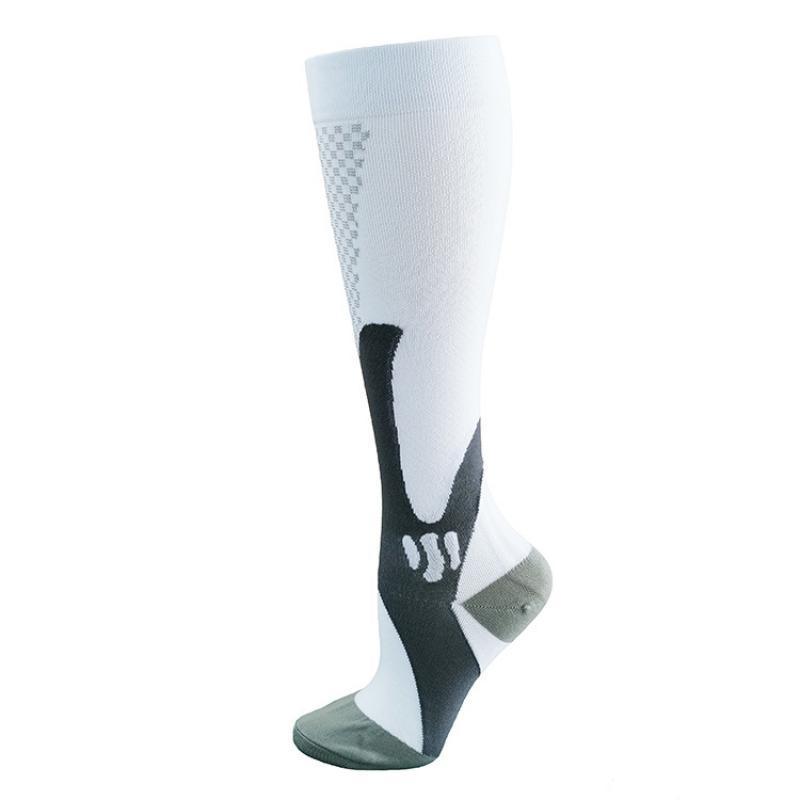 Copper Compression Socks for Running Travel Sports Anti Fatigue Support XXL Unisex - Pink