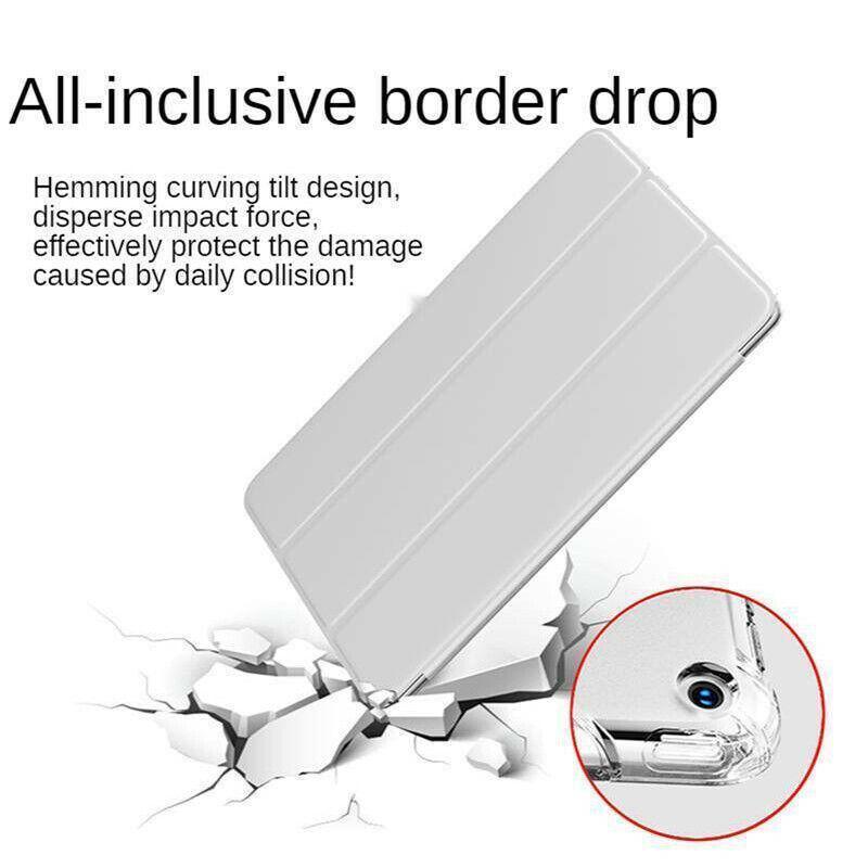 Shockproof Silicone iPad Air 3 Cover with Pencil Slot and Smart Wake - Blue