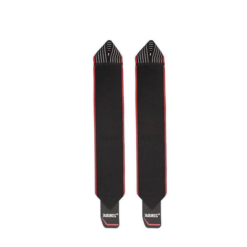 Aolikes 1 Pair Adjustable Wrist Support Wrap Strap Compression Hand Brace Au - Red (1 Pair)