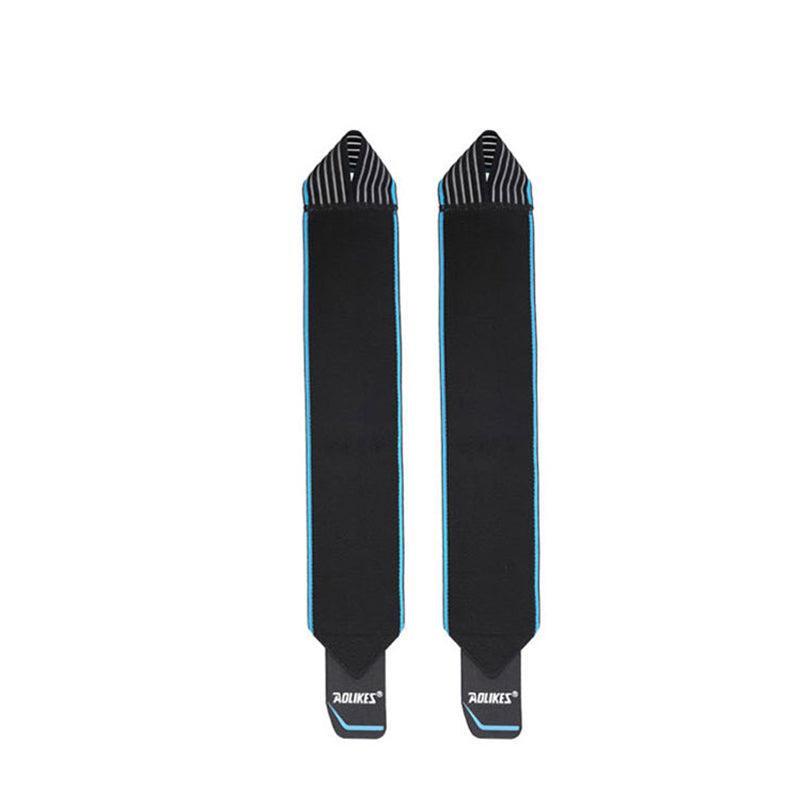 Aolikes 1 Pair Adjustable Wrist Support Wrap Strap Compression Hand Brace Au - Blue (1 Pair)