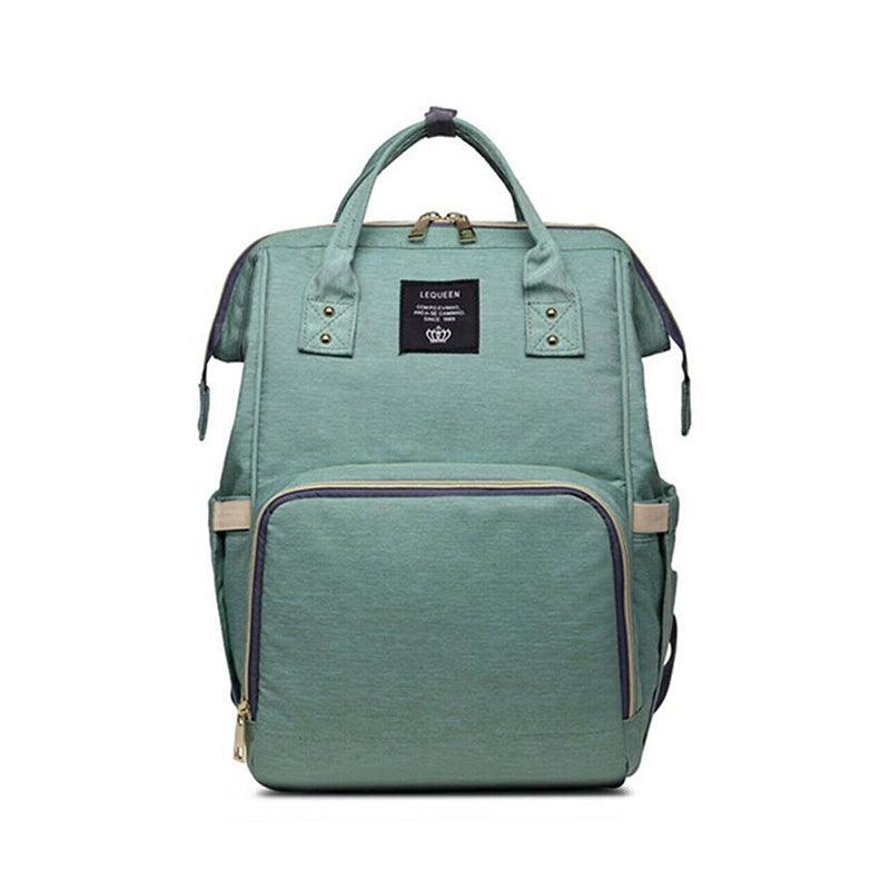 Luxury Multifunctional Diaper Nappy Backpack Maternity Mummy Changing Bag - Wavy Grain