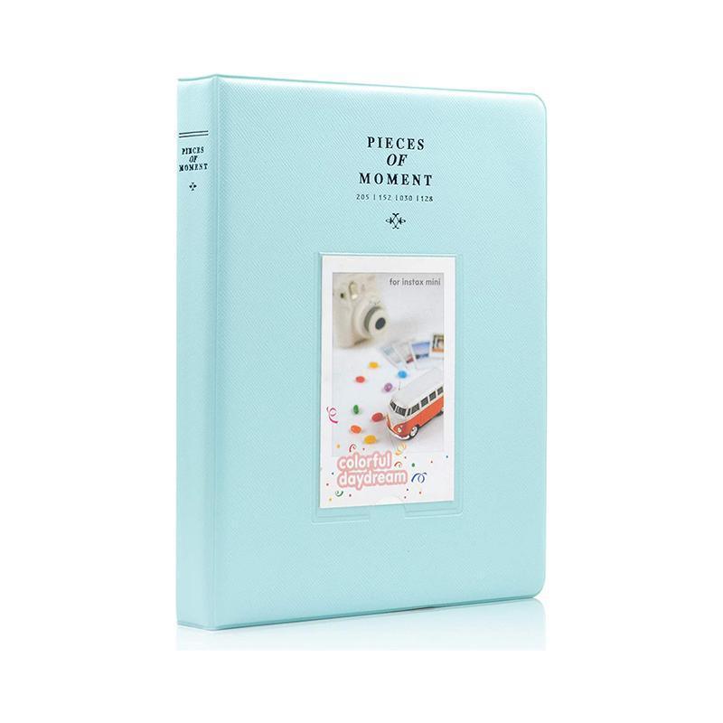 128 Pockets Album Case Storage For Polaroid Photo FujiFilm Camera Film - Pink