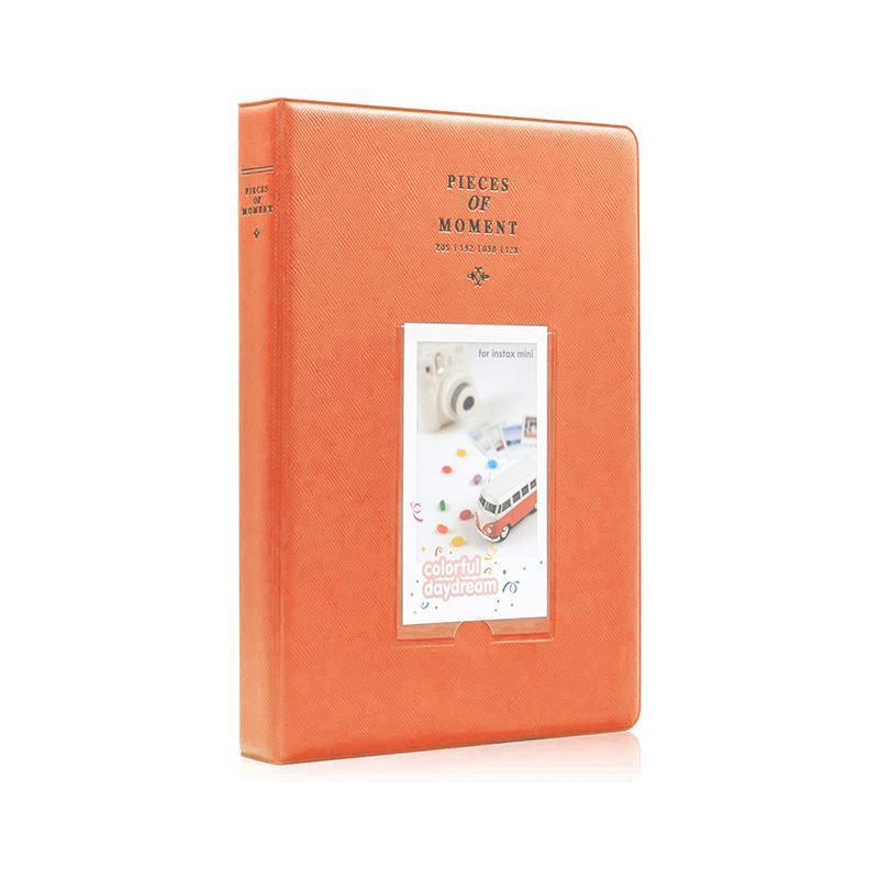 128 Pockets Album Case Storage For Polaroid Photo FujiFilm Camera Film - Lake Blue