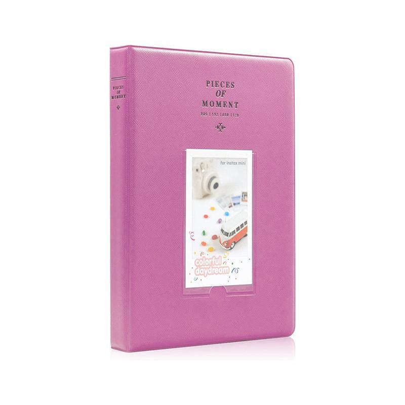 128 Pockets Album Case Storage For Polaroid Photo FujiFilm Camera Film - Royal Blue