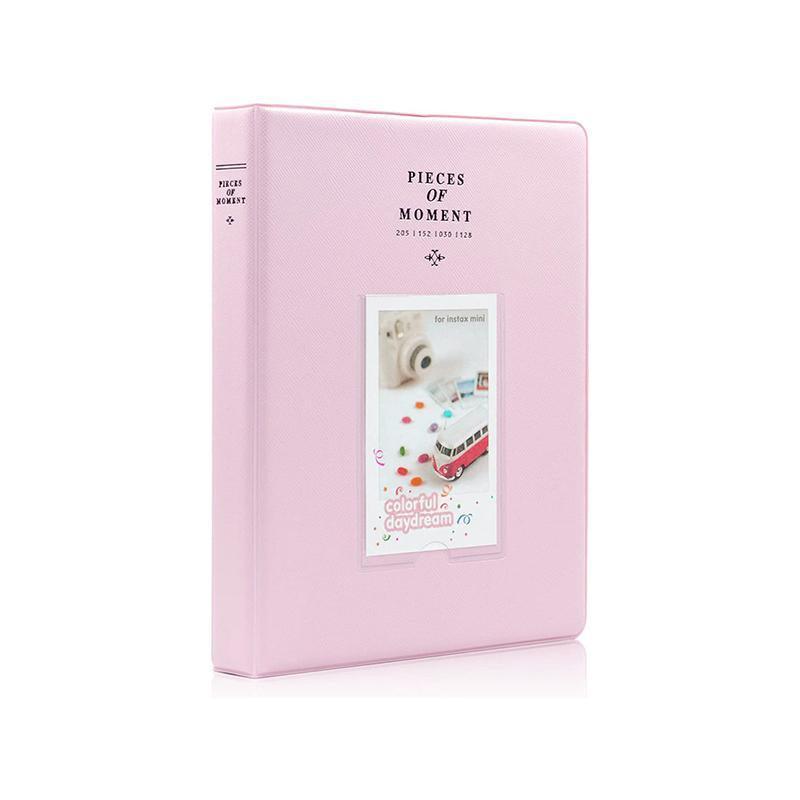 128 Pockets Album Case Storage For Polaroid Photo FujiFilm Camera Film - Beige