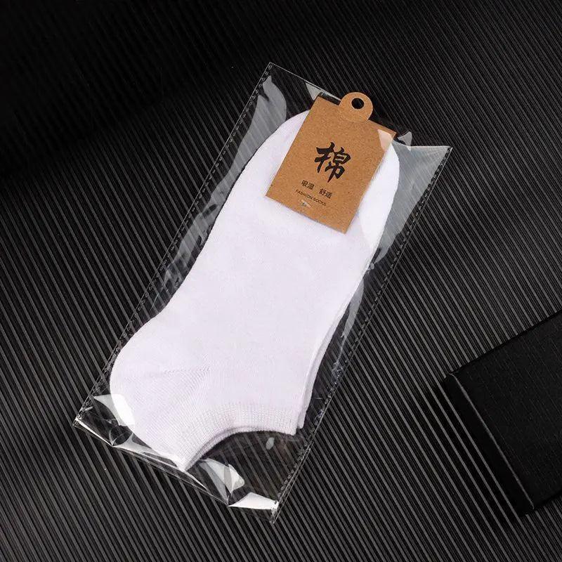 5X Pairs Low Cut Socks Cotton Soft Breathable Non-Slip Casual Ankle - Dark Grey (5 Pairs)