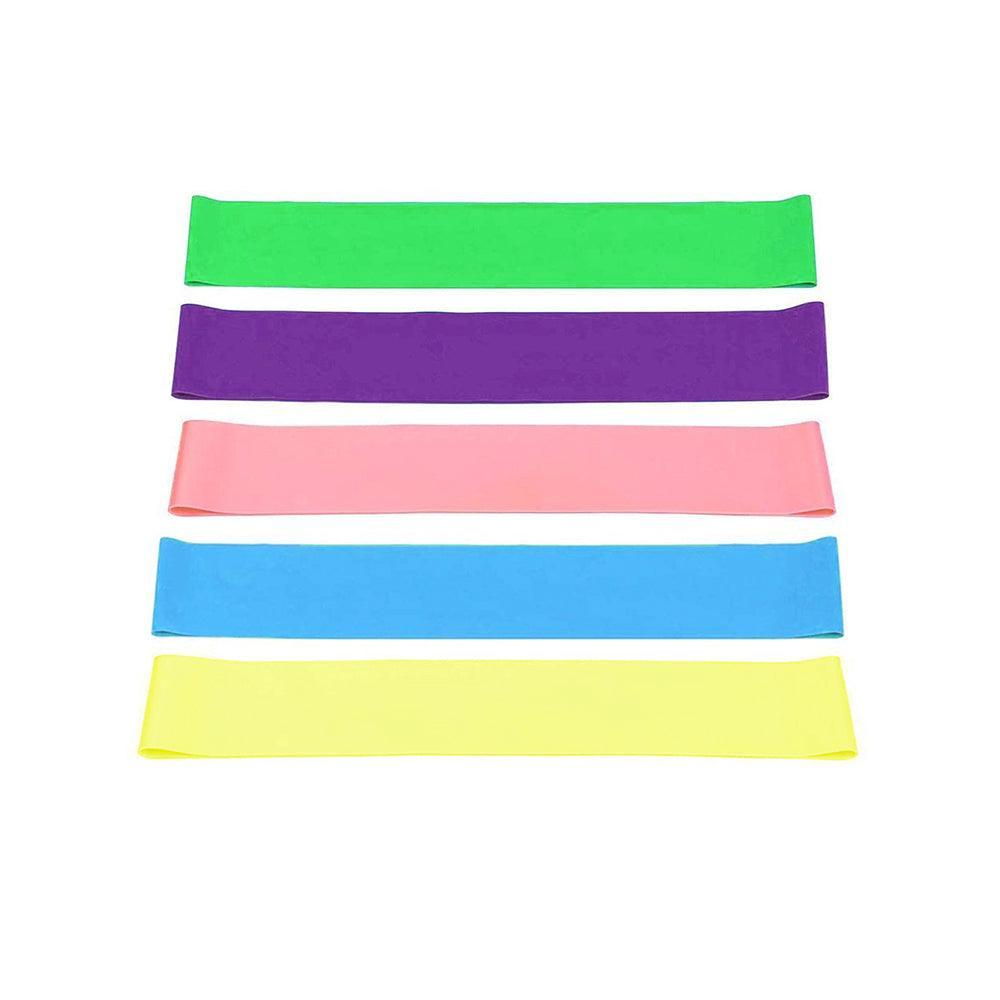 1.5m Elastic Yoga Stretch Resistance Bands Exercise Fitness Band Theraband - Purple