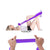 1.5m Elastic Yoga Stretch Resistance Bands Exercise Fitness Band Theraband - Purple