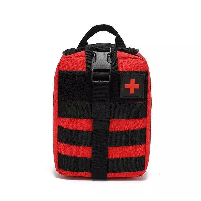 Tactical Molle Rip Away Emt Ifak Medical Pouch First Aid Kit Utility Bag Au Send - Red