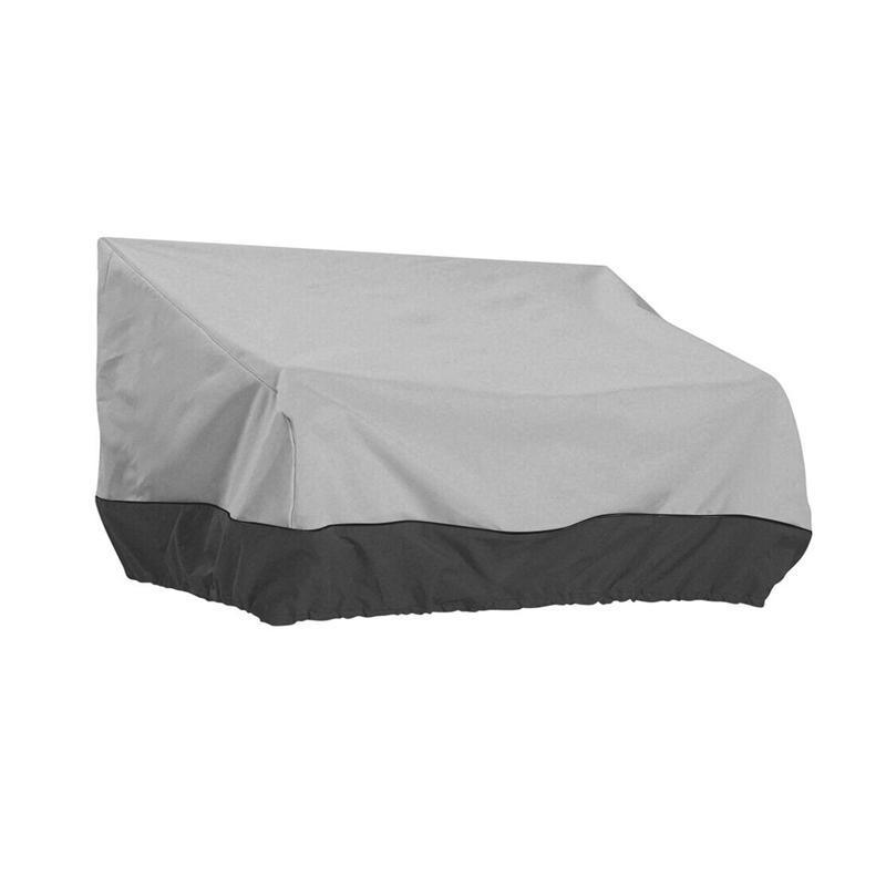 Outdoor Waterproof Patio Chair Cover Lounge Deep Seat Cover Furniture Sofa Cover Grey Black - 85*80*91.5CM
