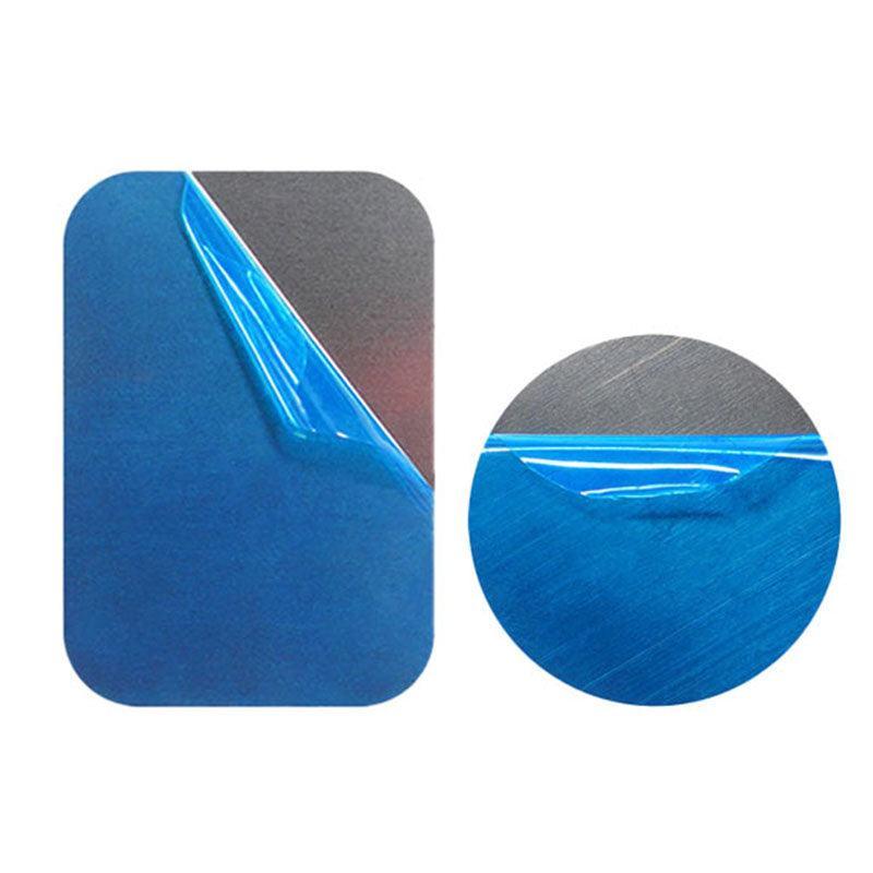 2X/8X Metal Plate Disc For Magnet Magnetic Car Dash Phone Gps Mount Stand Holder - 8x (4 Rectangular+4 Round)