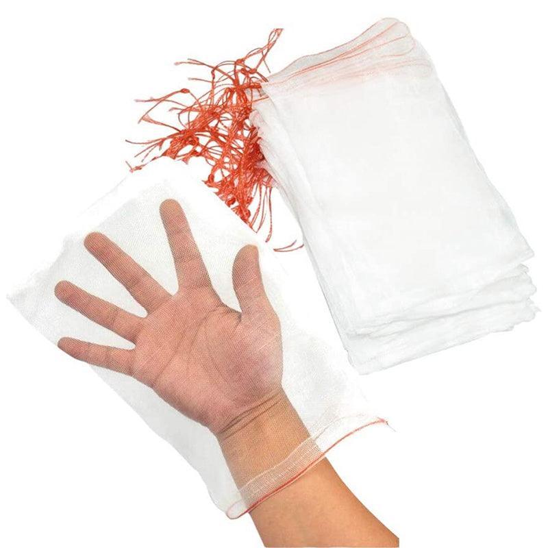 50X Fruit Net Bags Agriculture Garden Vegetable Protection Mesh Insect Proof - 10*15 (50 PCS)