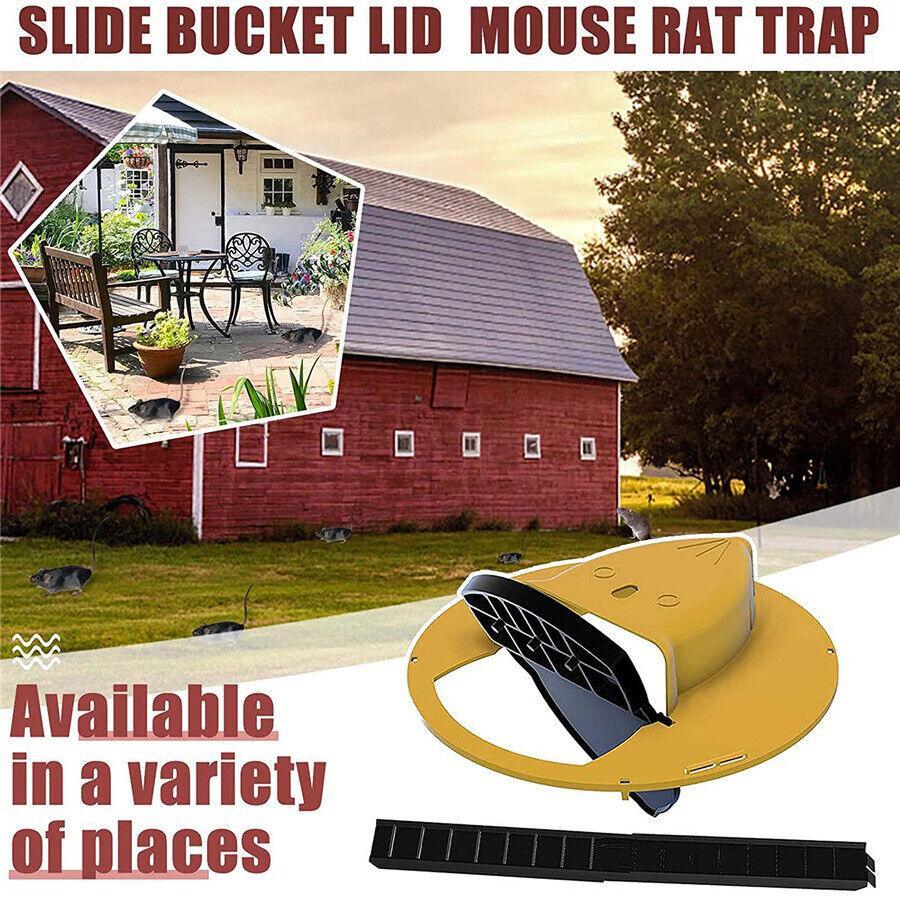 Mouse Trap Flip N Slide Bucket Lid Mouse Rat Trap With Ladder Mousetrap Catcher - Flip N Slide Bucket *1