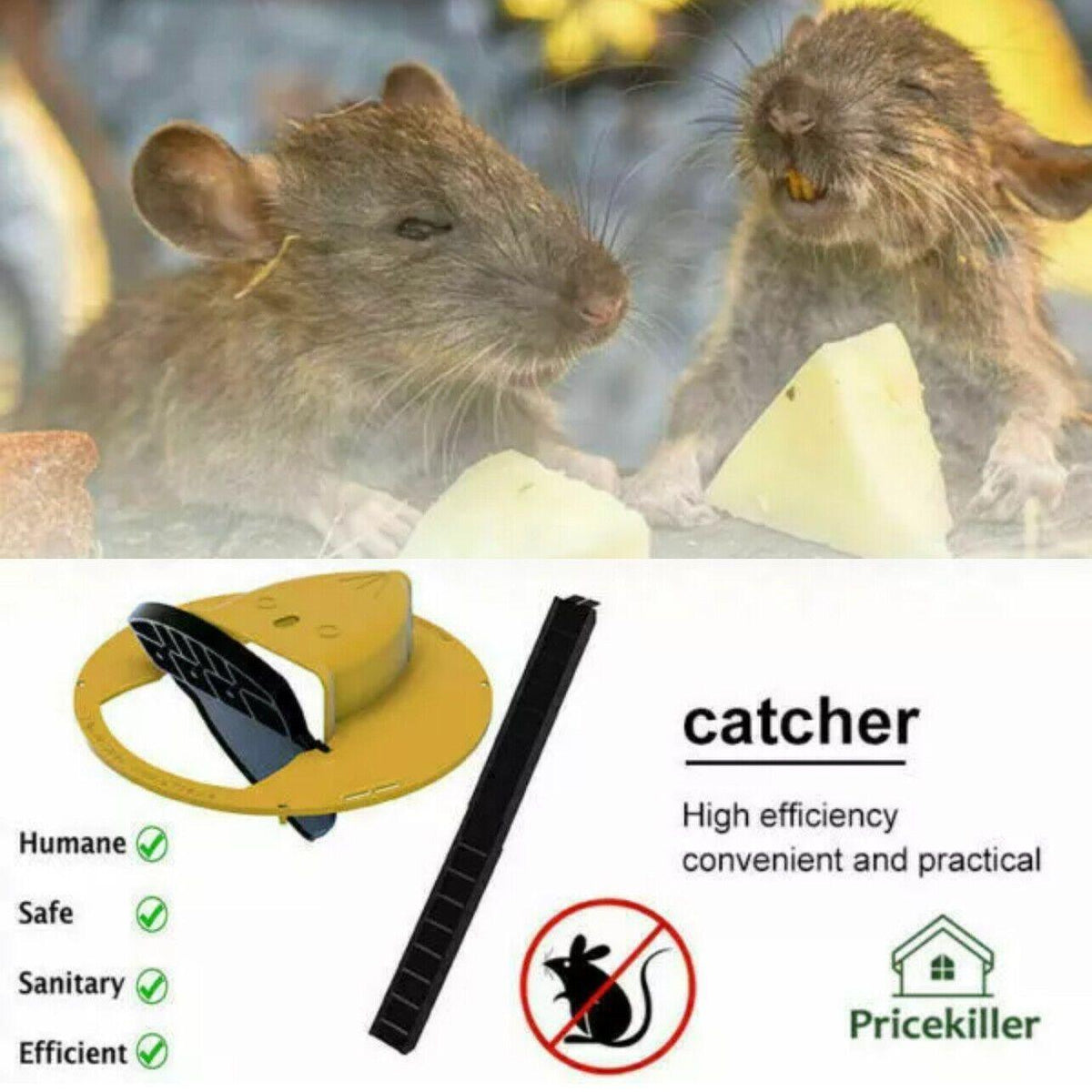 Mouse Trap Flip N Slide Bucket Lid Mouse Rat Trap With Ladder Mousetrap Catcher - Flip N Slide Bucket *1