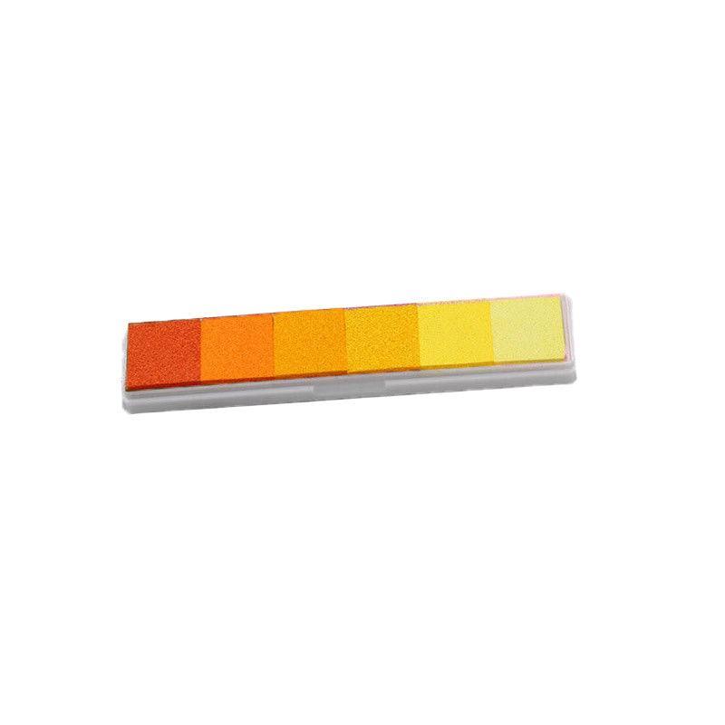 Gradient Color Ink Pad Inkpad Rubber Stamp Water Based Diy Finger Print 10 Colours - S4 Green
