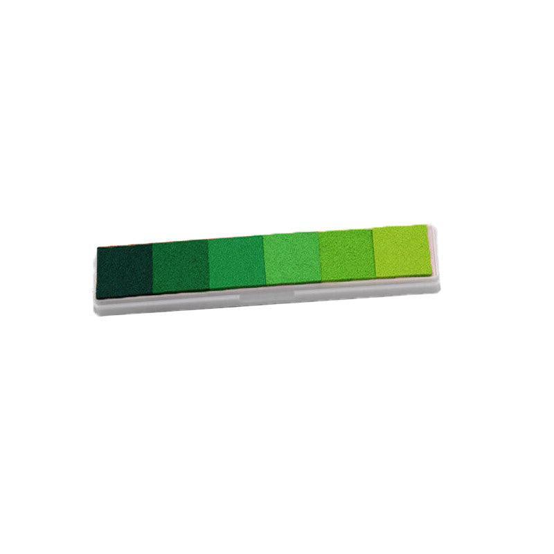 Gradient Color Ink Pad Inkpad Rubber Stamp Water Based Diy Finger Print 10 Colours - C4