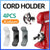 Cord Organizer Wrap Holder 4pcs Kitchen Appliance Cable Winder Adhesive Clip - 4PCS White