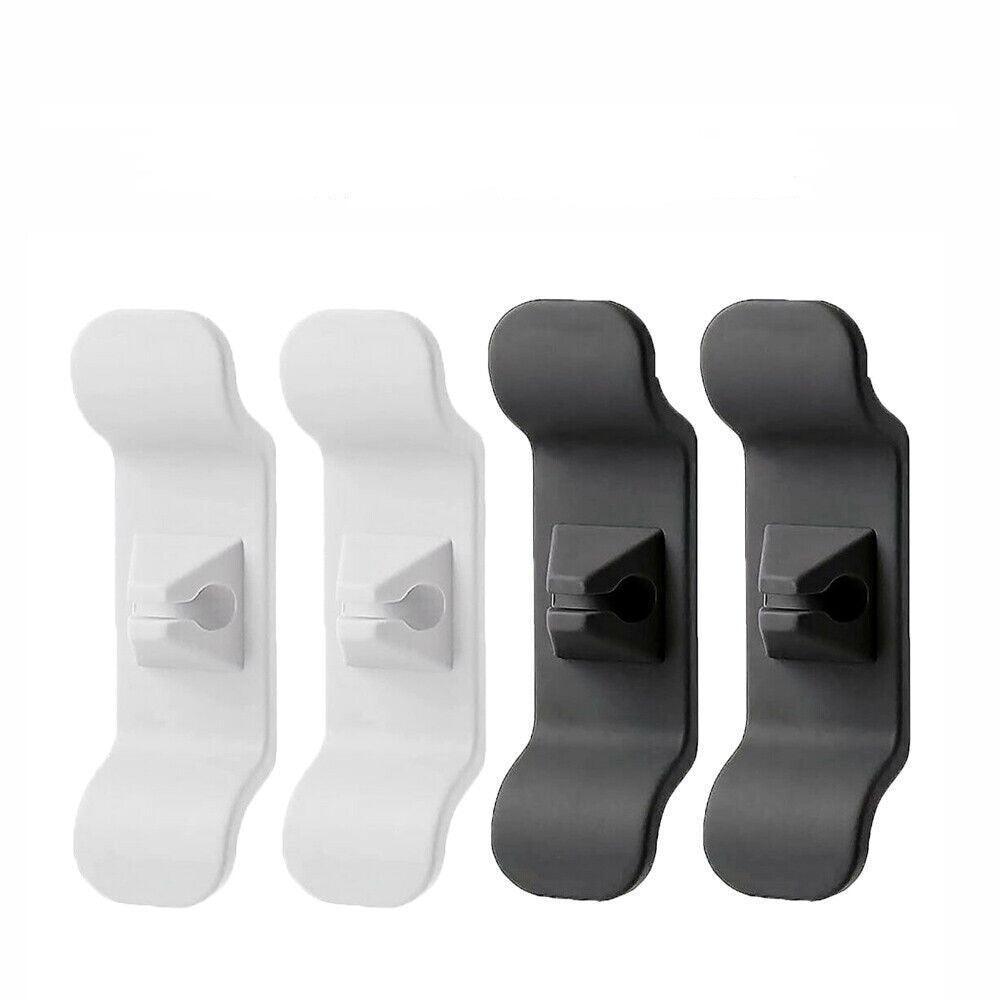 Cord Organizer Wrap Holder 4pcs Kitchen Appliance Cable Winder Adhesive Clip - 4PCS White