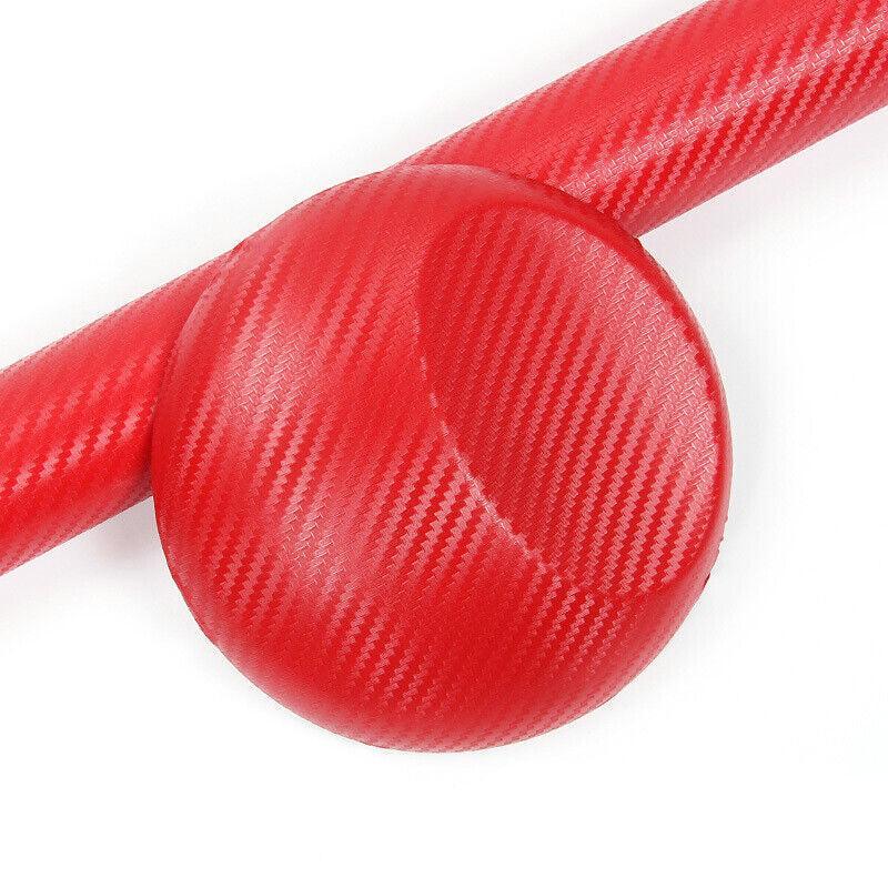 152x 30CM Car Vinyl Wrap Carbon Fiber Matt Satin Glossy Multi Color Car Tint Car Sticker - Red Carbon Fiber