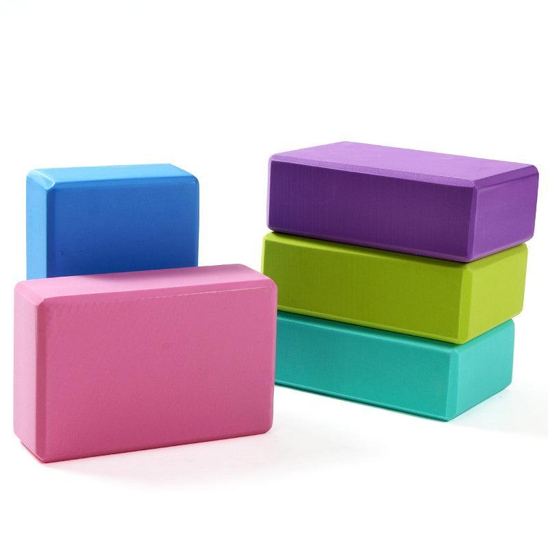 2PCS Yoga Blocks Foam Brick Fitness Exercise Stretch Gym Pilates Tool - Pink