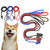 Dog Training Correction Leash Lead Cesar Puppy Pets Millan Slip Nylon Rope 10*140mm - Blue