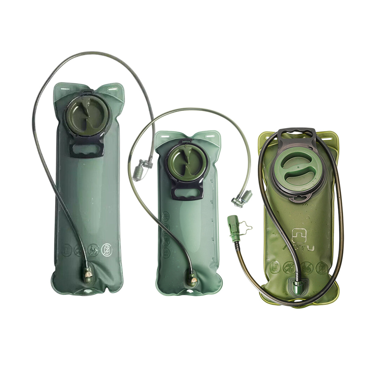 Hydration Bladder Water Bag 2L 2.5L 3L Outdoor Hiking Camping Cycling Pack - 2L