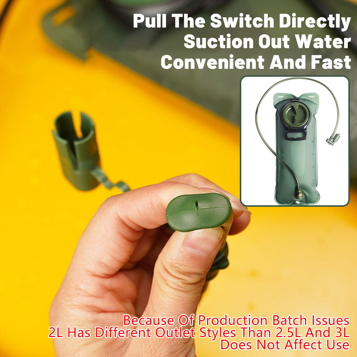 Hydration Bladder Water Bag 2L 2.5L 3L Outdoor Hiking Camping Cycling Pack - 2L